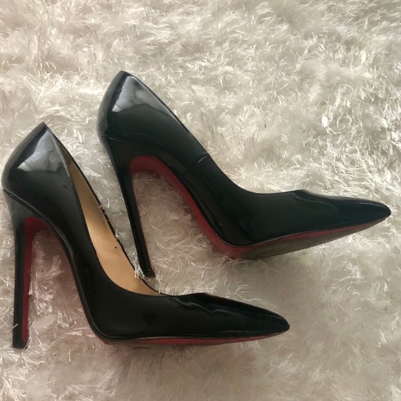 Christian Louboutin Pigalle 120 Black Patent - Picture 2 of 8